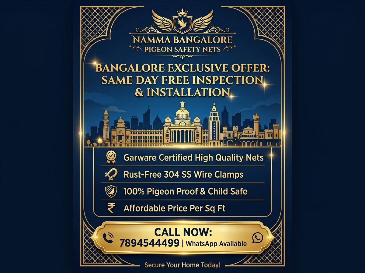 Bangalore Exclusive Offer Poster - Same Day Free Inspection and Installation